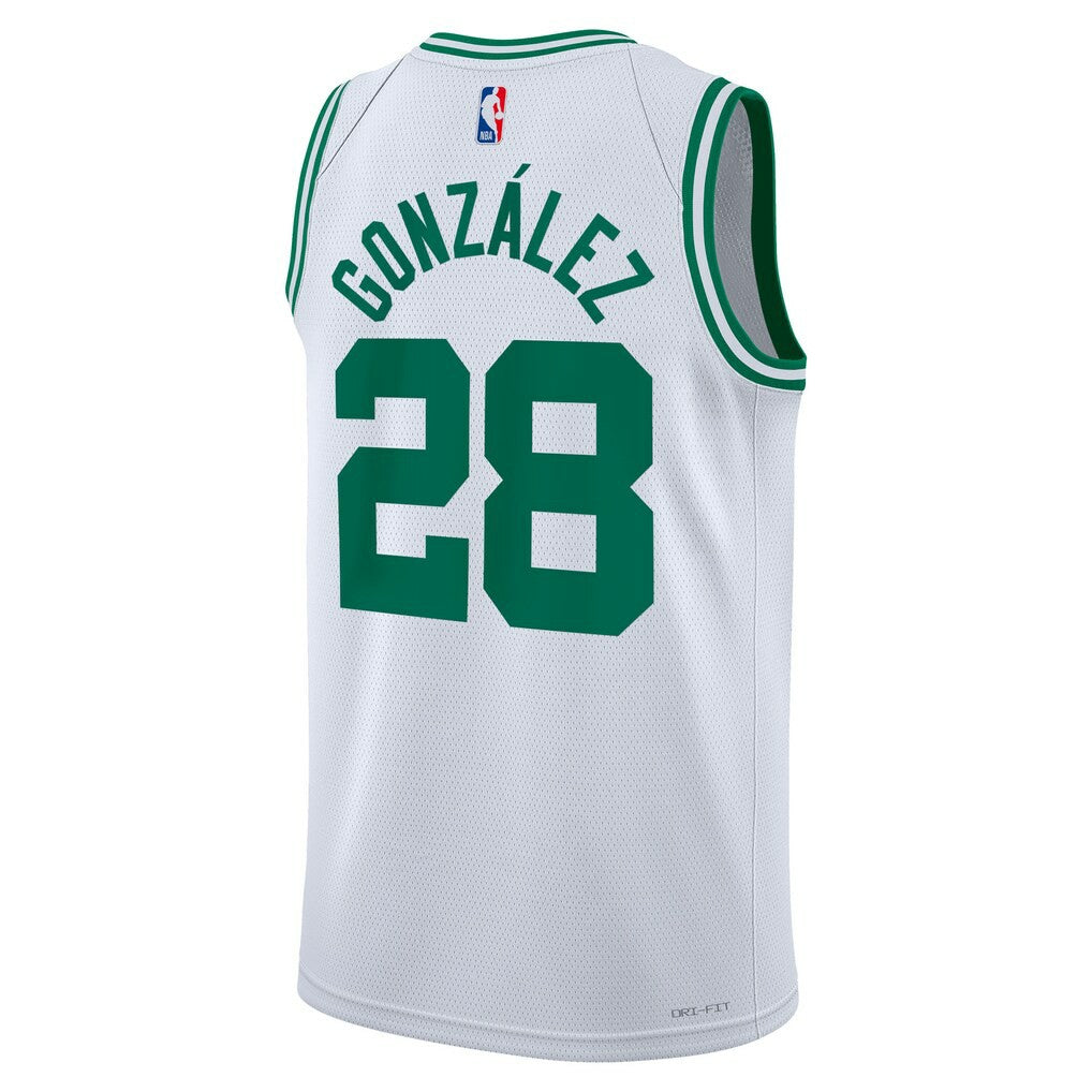 Nike Hugo González Boston Celtics Unisex Swingman Jersey Association Edition White