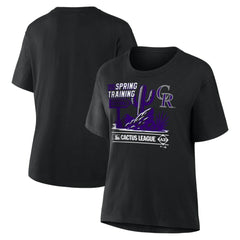 Colorado Rockies Women's 2026 Spring Training Cactus League Hometown Special T-Shirt Sale