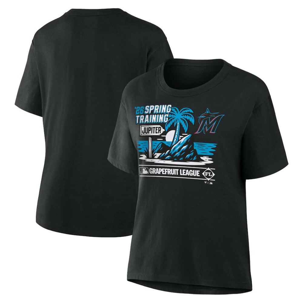 Miami Marlins Women's 2026 Spring Training Grapefruit League Hometown Special T-Shirt Sale