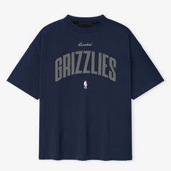 Memphis Grizzlies Fear of God x NBA Unisex 90s Fit T-Shirt Navy
