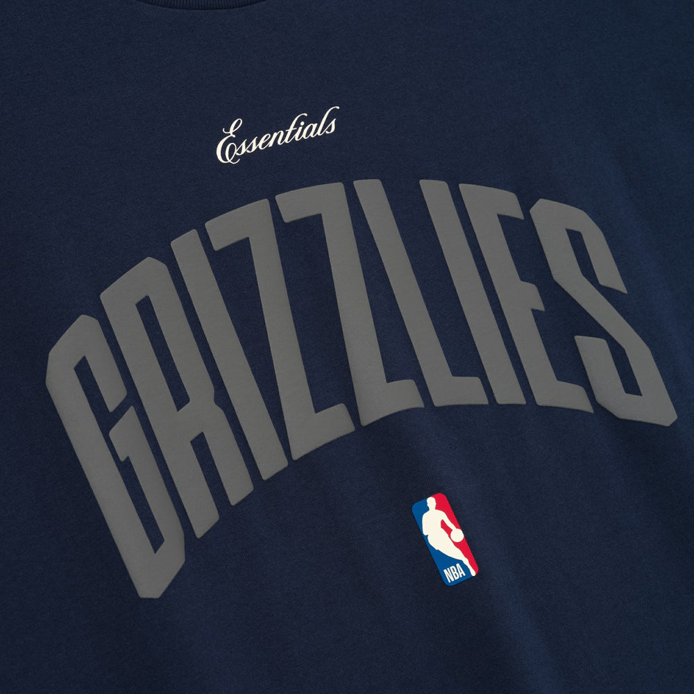 Memphis Grizzlies Fear of God x NBA Unisex 90s Fit T-Shirt Navy