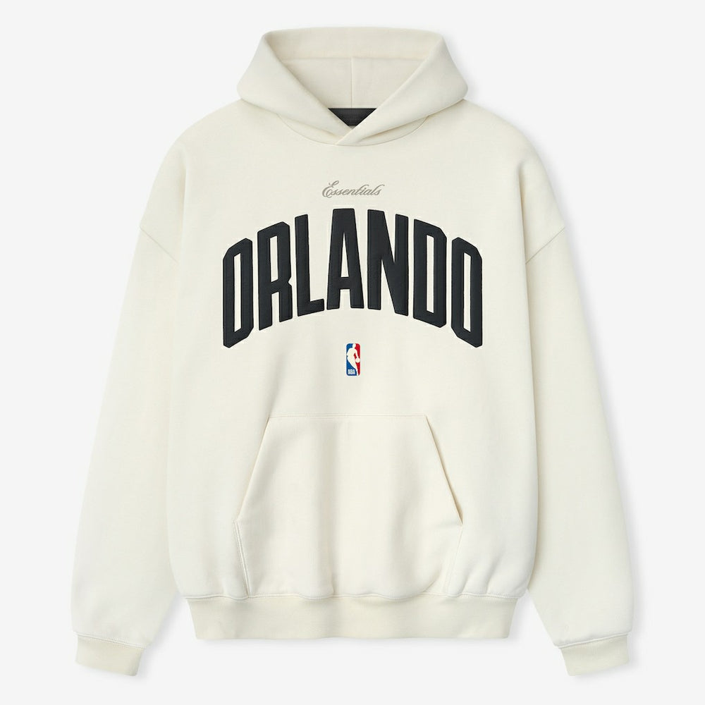 Orlando Magic Fear of God x NBA Unisex 90s Hoodie Cream