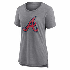Atlanta Braves Women's Heritage Personalized Any Name & Number Tri-Blend T-Shirt Near Me