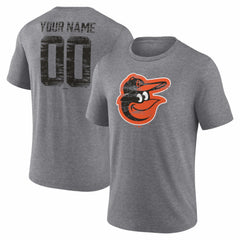 Baltimore Orioles Heritage Personalized Any Name & Number Tri-Blend T-Shirt Near Me