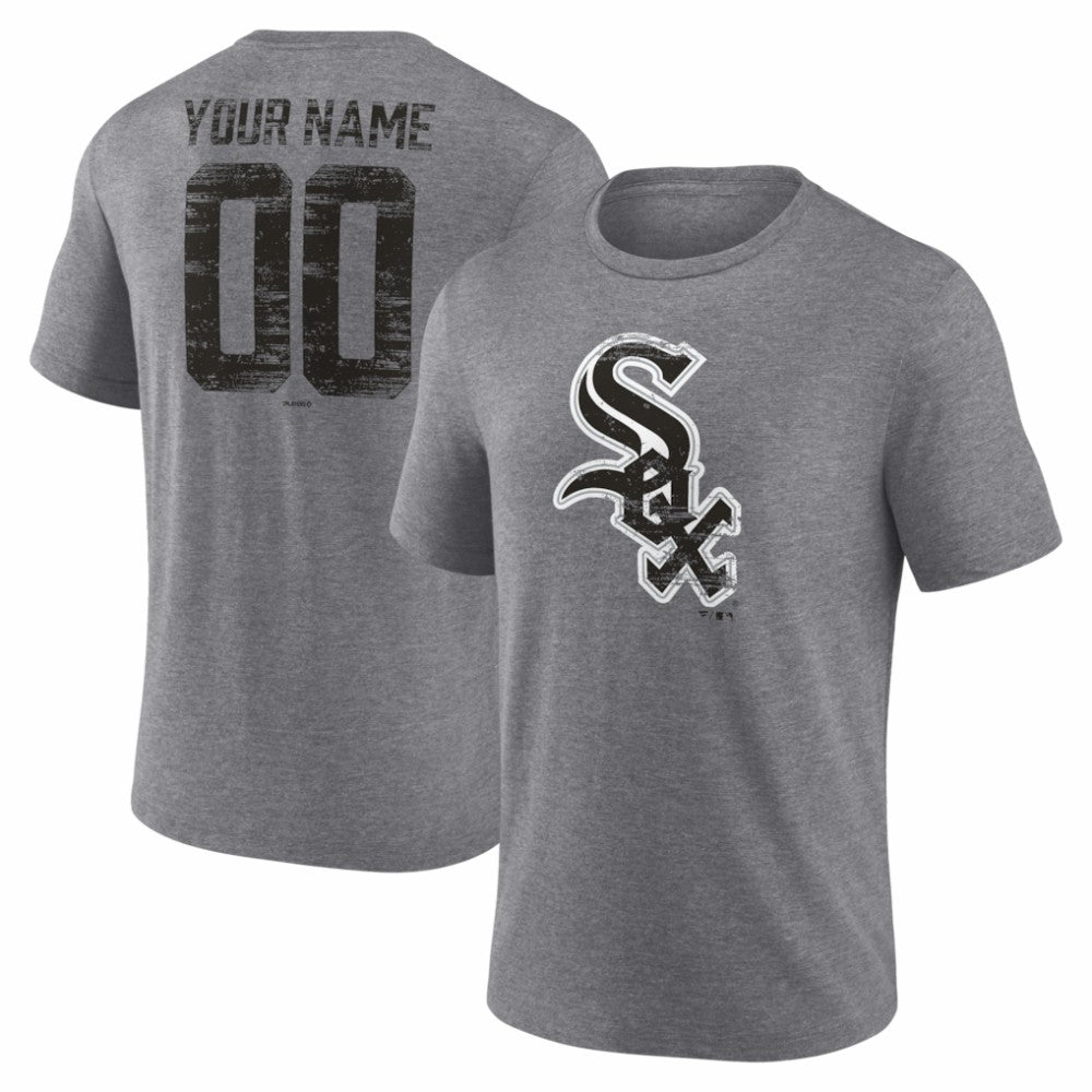 Chicago White Sox Heritage Personalized Any Name & Number Tri-Blend T-Shirt Online