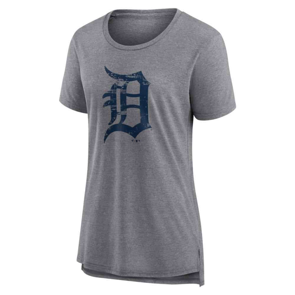 Detroit Tigers Women's Heritage Personalized Any Name & Number Tri-Blend T-Shirt Sale