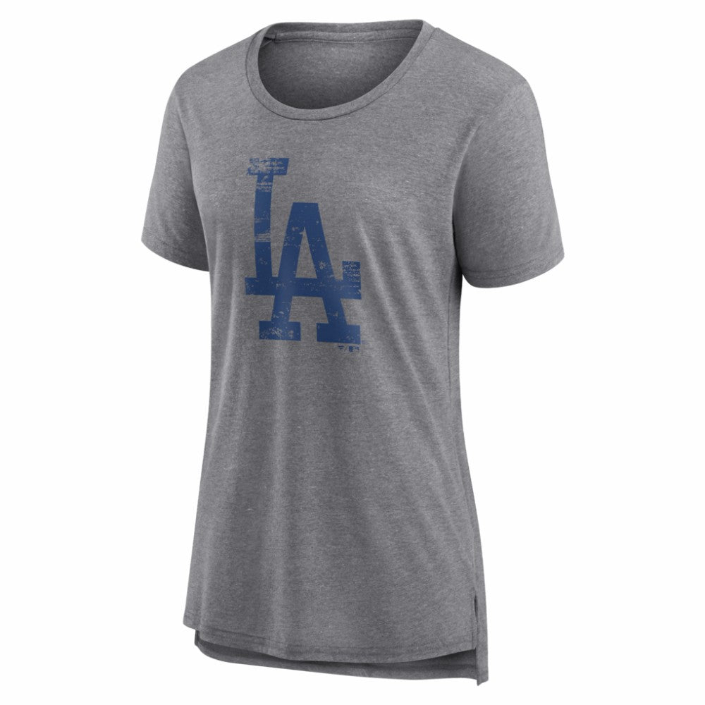 Los Angeles Dodgers Women's Heritage Personalized Any Name & Number Tri-Blend T-Shirt Outlet