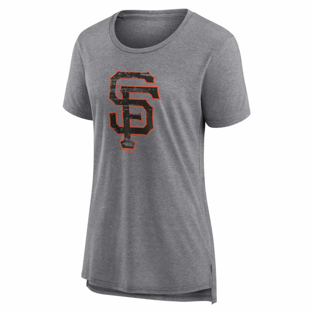 San Francisco Giants Women's Heritage Personalized Any Name & Number Tri-Blend T-Shirt Near Me