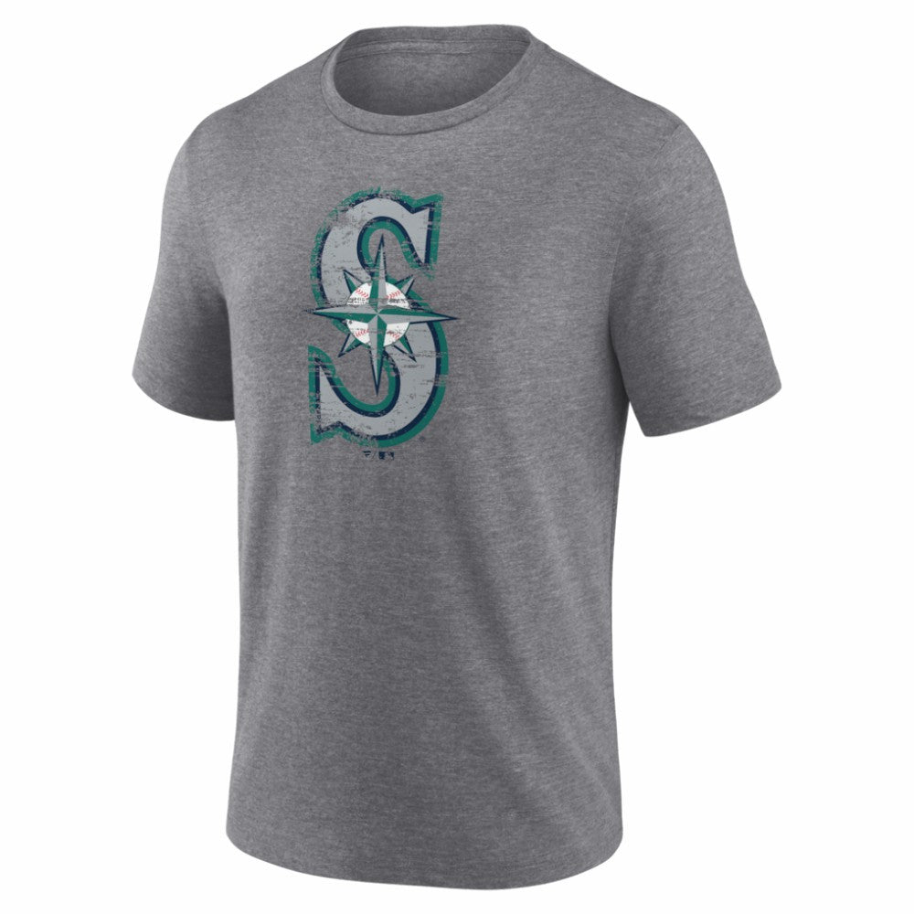 Seattle Mariners Heritage Personalized Any Name & Number Tri-Blend T-Shirt Near Me