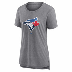 Toronto Blue Jays Women's Heritage Personalized Any Name & Number Tri-Blend T-Shirt Near Me