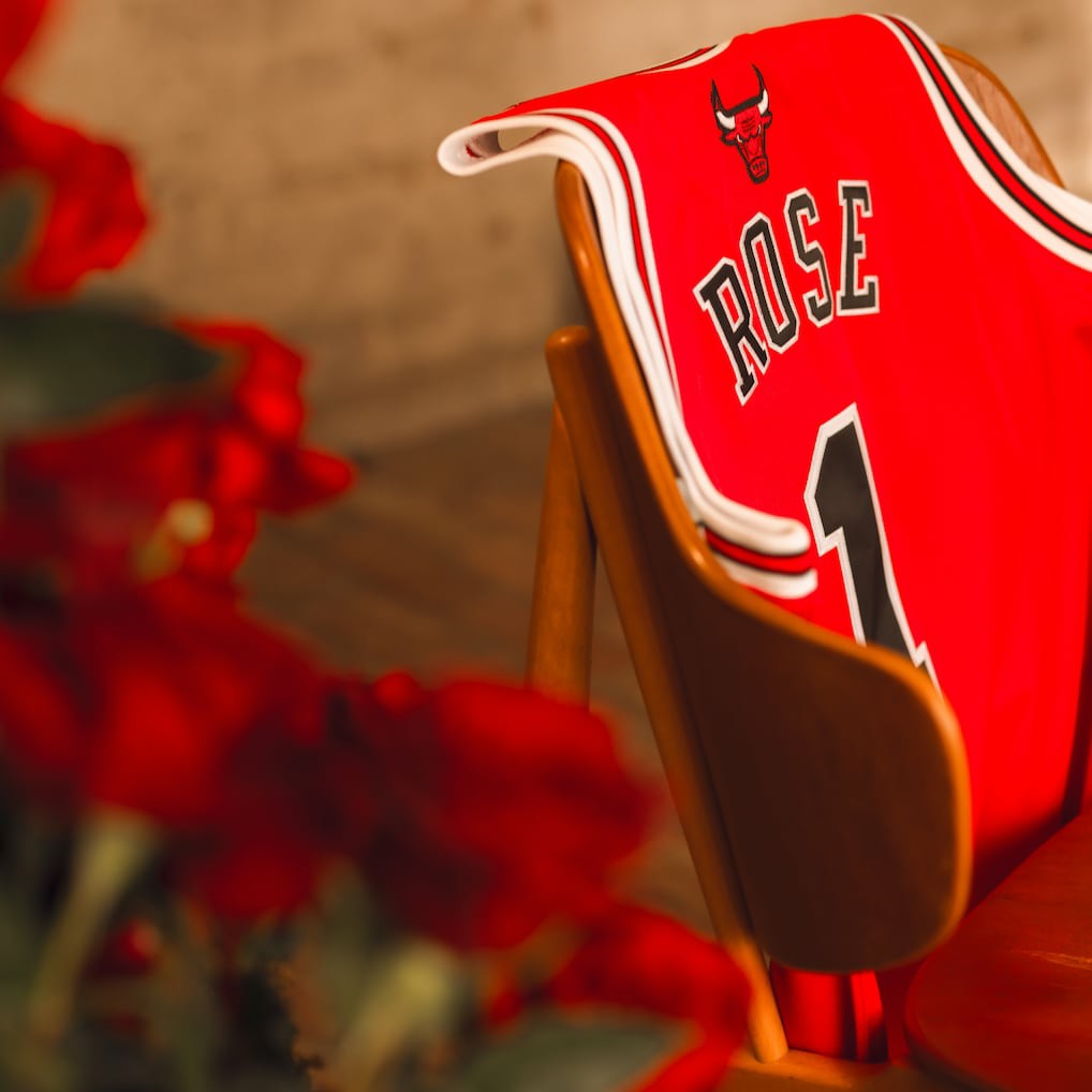 Mitchell & Ness Derrick Rose Chicago Bulls 2008-09 Authentic Jersey Red