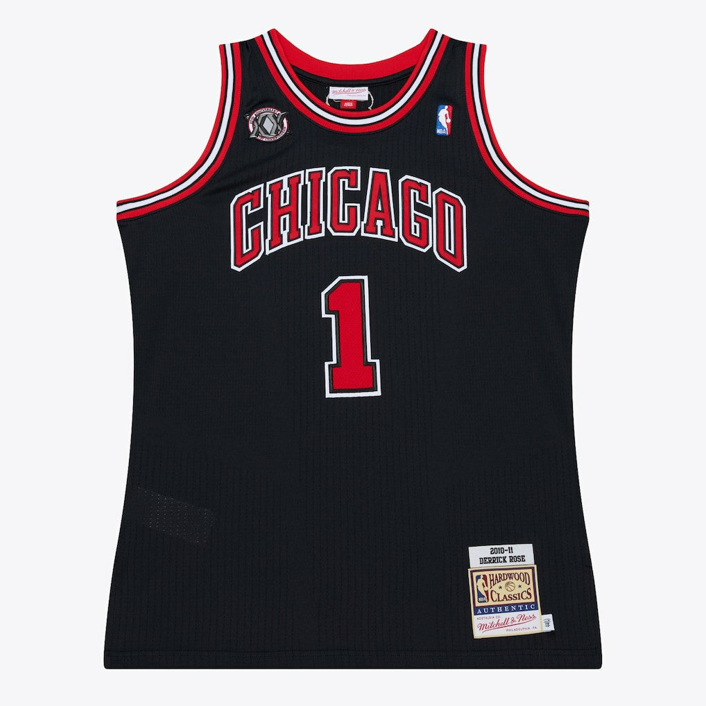 Mitchell & Ness Derrick Rose Chicago Bulls 2010-11 Authentic Jersey Black