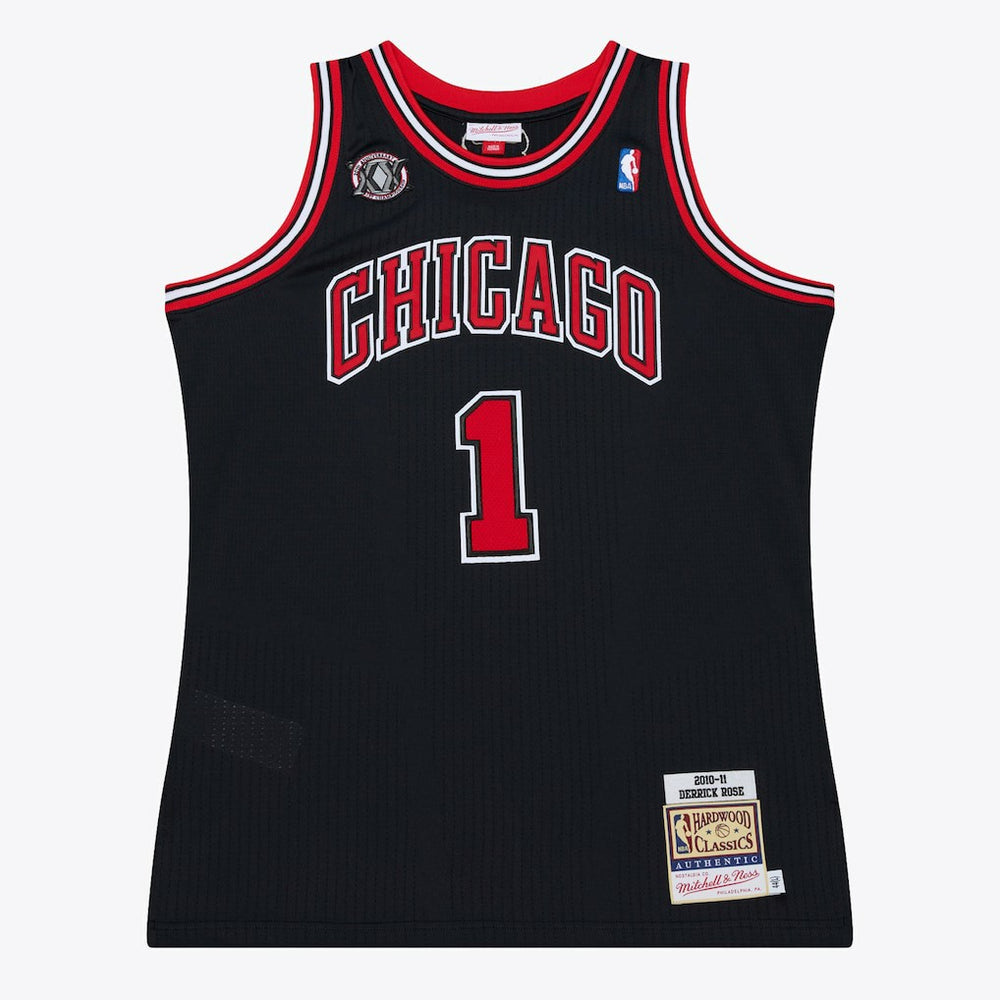 Mitchell & Ness Derrick Rose Chicago Bulls 2010-11 Authentic Jersey Black