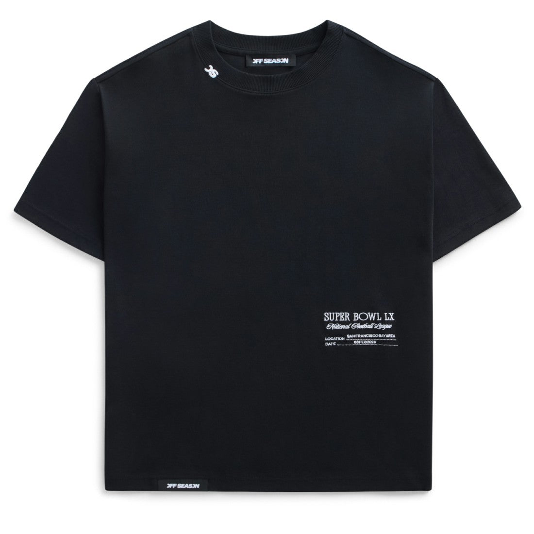 Off Season x NFL Unisex Super Bowl LX Graphic T-Shirt - Black - NFL