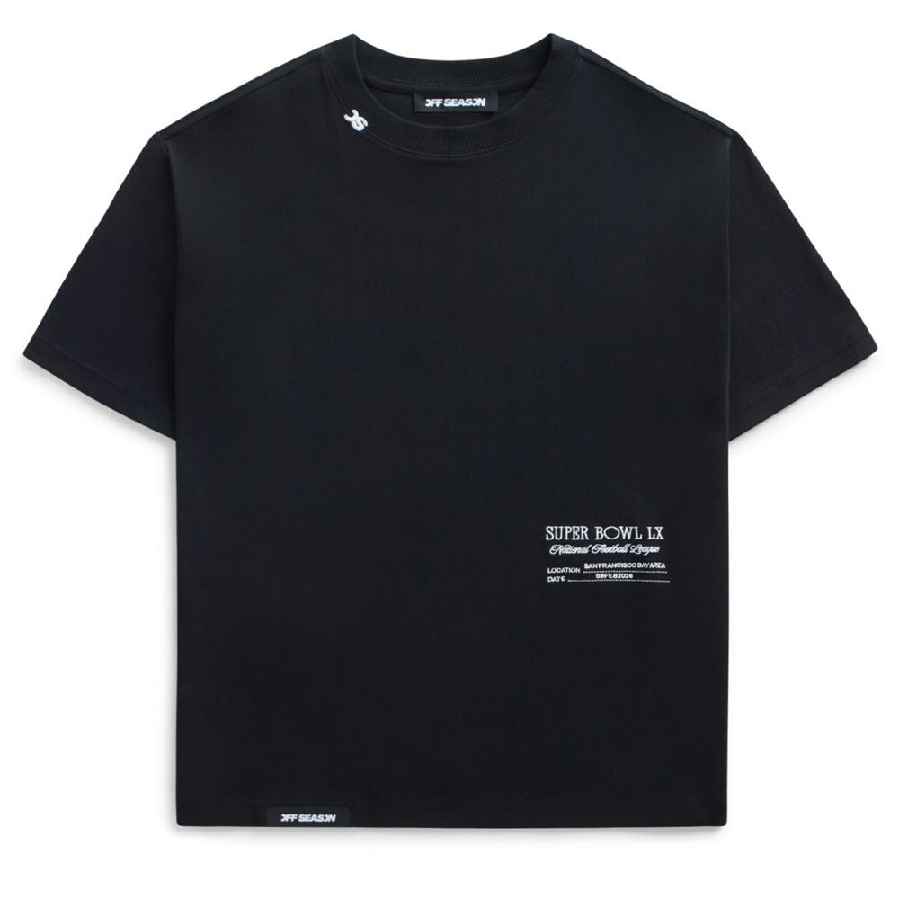Off Season x NFL Unisex Super Bowl LX Graphic T-Shirt - Black - NFL