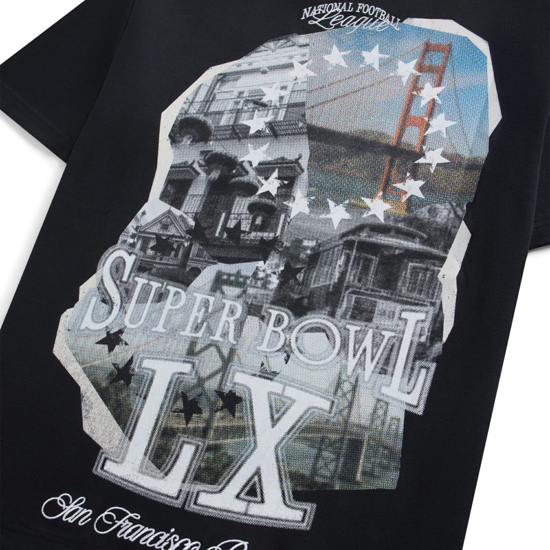 Off Season x NFL Unisex Super Bowl LX Graphic T-Shirt - Black - NFL