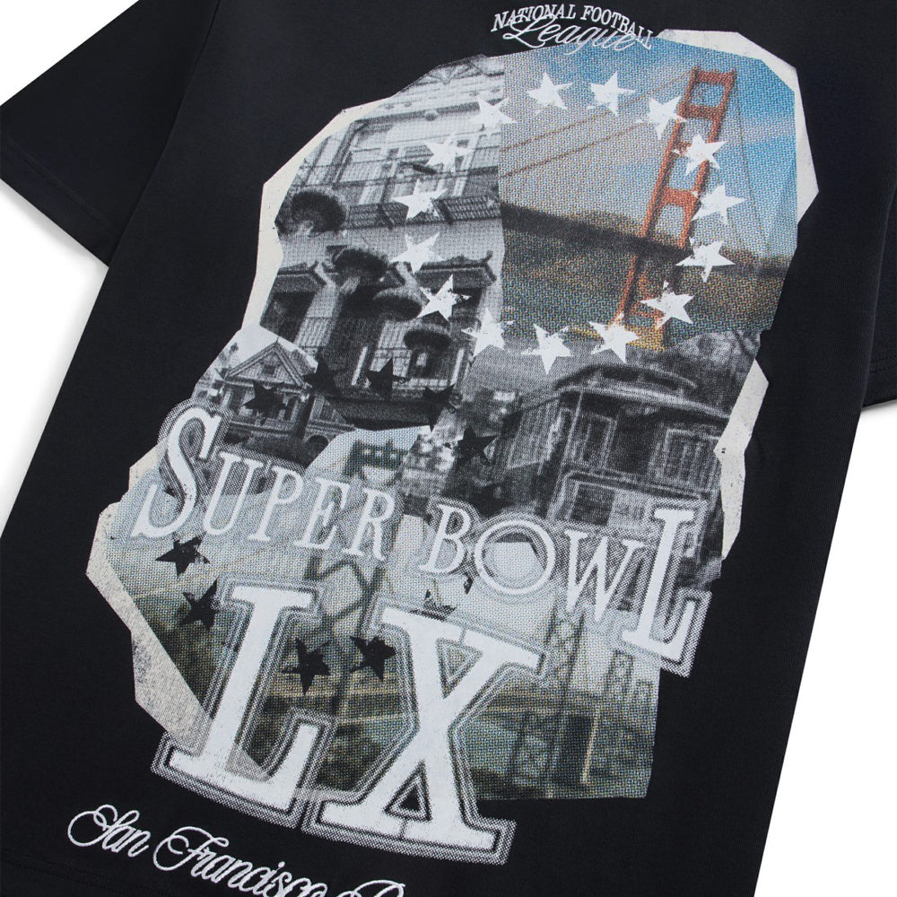 Off Season x NFL Unisex Super Bowl LX Graphic T-Shirt - Black - NFL