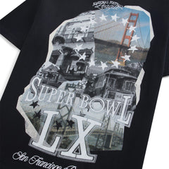 Off Season x NFL Unisex Super Bowl LX Graphic T-Shirt - Black - NFL