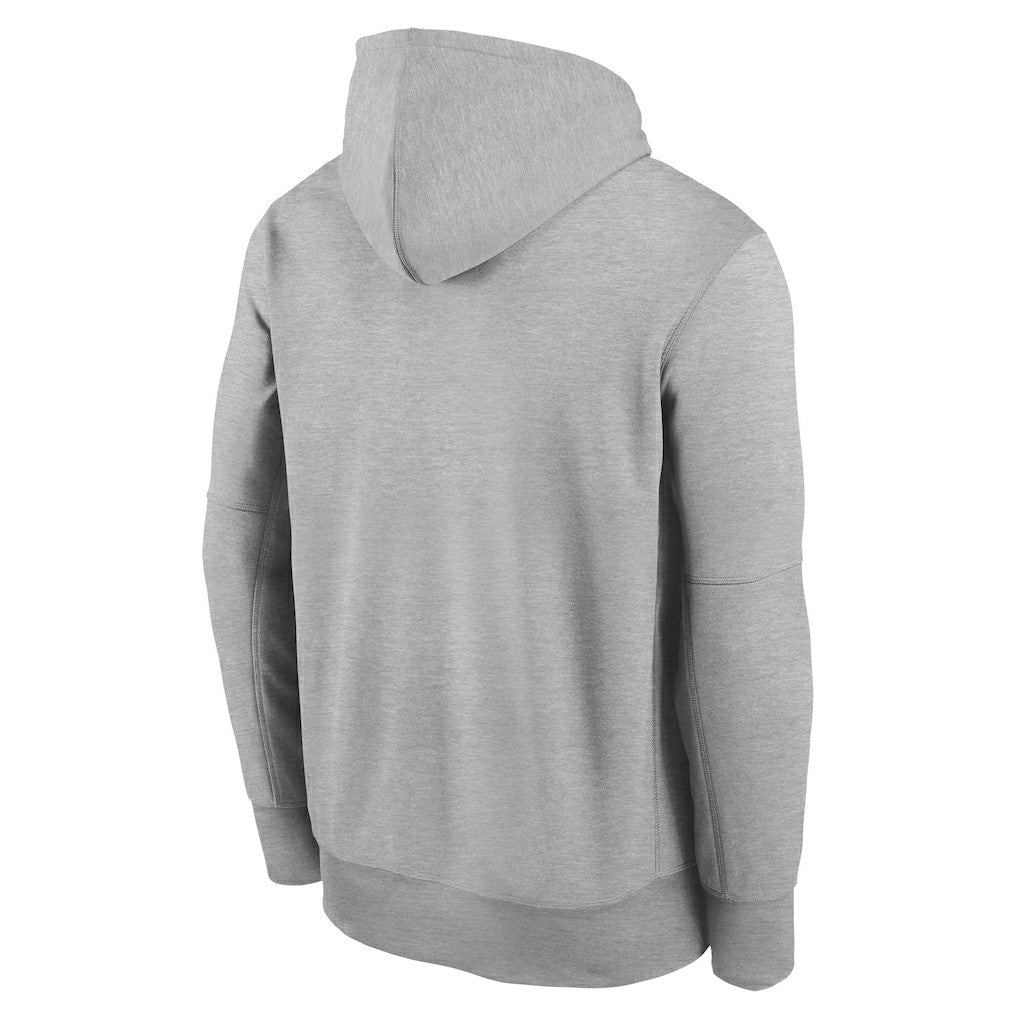 New England Patriots Youth 2025 AFC Champions Locker Room Trophy Collection Authentic Hoodie - Gray - Nike