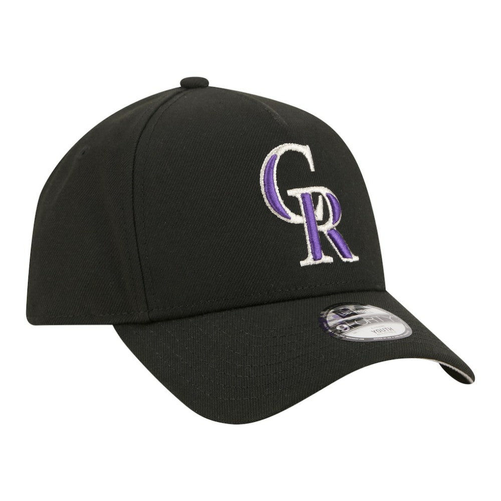 Colorado Rockies New Era Youth 9FORTY A-Frame Adjustable Hat Discount