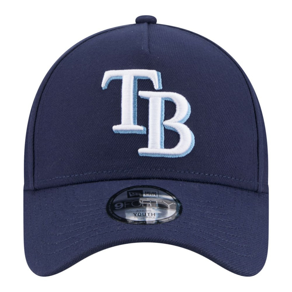 Tampa Bay Rays New Era Youth 9FORTY A-Frame Adjustable Hat Discount
