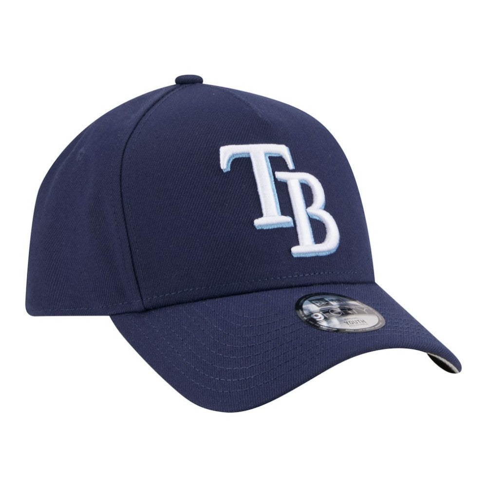 Tampa Bay Rays New Era Youth 9FORTY A-Frame Adjustable Hat Discount