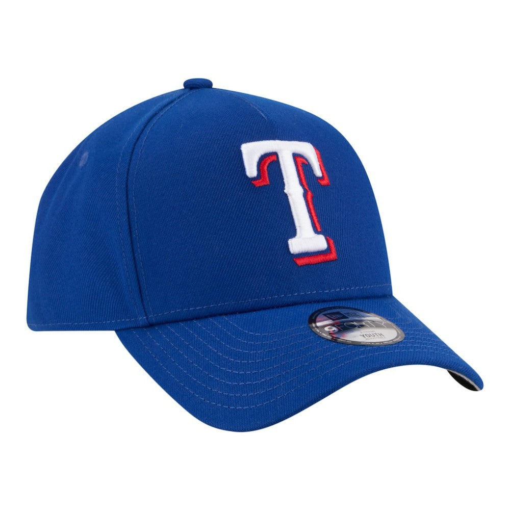 Texas Rangers New Era Youth 9FORTY A-Frame Adjustable Hat Discount