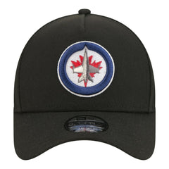 Winnipeg Jets New Era Youth 9FORTY A-Frame Adjustable Hat - Black | New Era near me