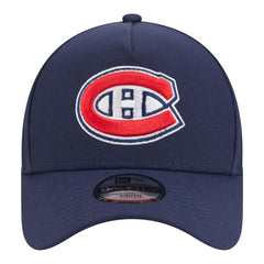 Montreal Canadiens New Era Youth 9FORTY A-Frame Adjustable Hat - Navy | New Era Clearance