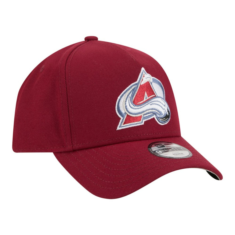 Colorado Avalanche New Era Youth 9FORTY A-Frame Adjustable Hat - Burgundy | New Era sale