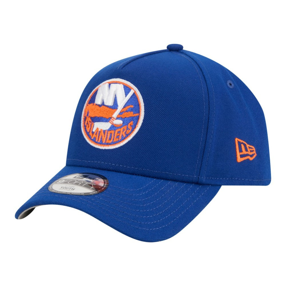 New York Islanders New Era Youth 9FORTY A-Frame Adjustable Hat - Royal | New Era Clearance