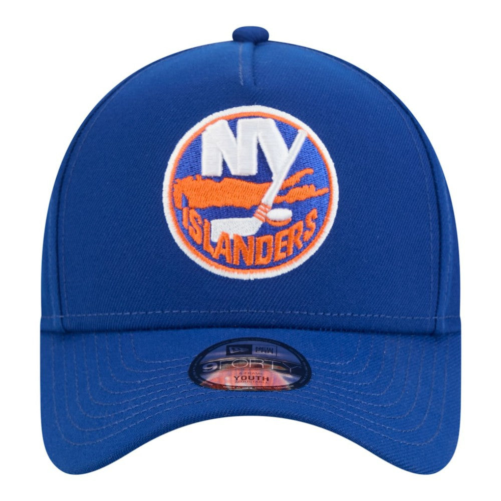 New York Islanders New Era Youth 9FORTY A-Frame Adjustable Hat - Royal | New Era Clearance