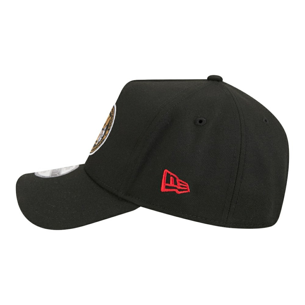 Ottawa Senators New Era Youth 9FORTY A-Frame Adjustable Hat - Black | New Era Clearance