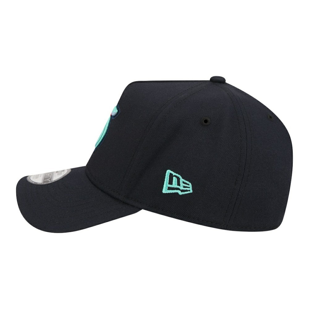 Seattle Kraken New Era Youth 9FORTY A-Frame Adjustable Hat - Deep Sea Blue | New Era on sale