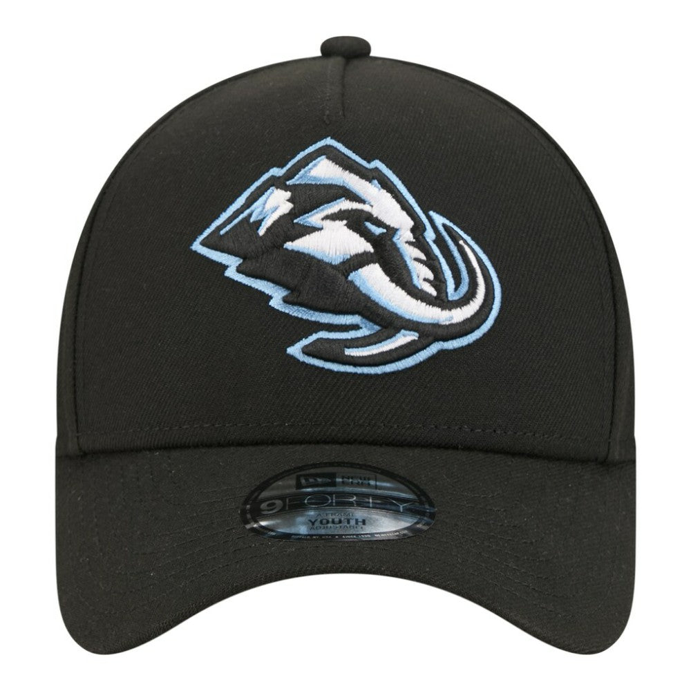 Utah Mammoth New Era Youth 9FORTY A-Frame Adjustable Hat - Black | New Era near me