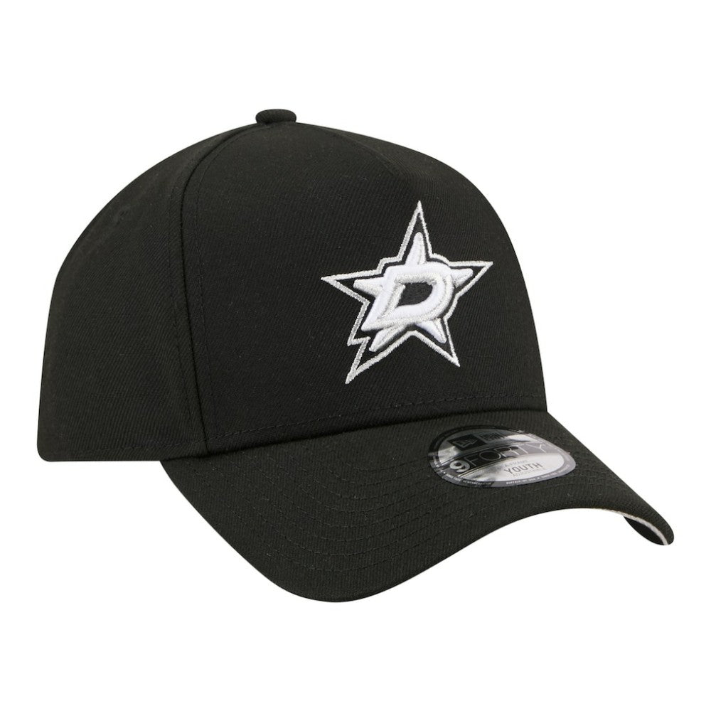 Dallas Stars New Era Youth 9FORTY A-Frame Adjustable Hat - Black | New Era on sale