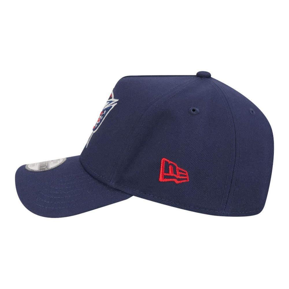 Columbus Blue Jackets New Era Youth 9FORTY A-Frame Adjustable Hat - Navy | New Era near me
