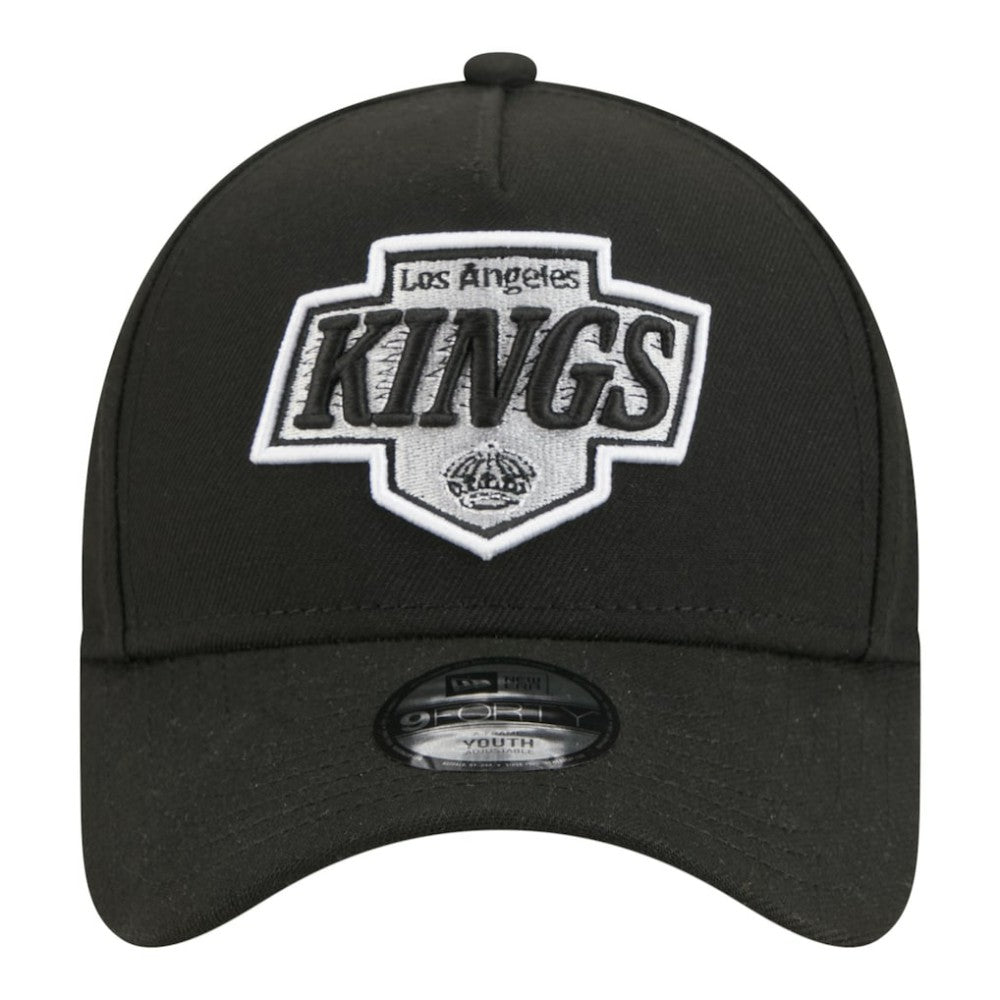 Los Angeles Kings New Era Youth 9FORTY A-Frame Adjustable Hat - Black | New Era near me