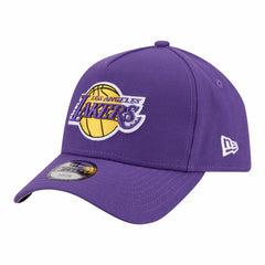 New Era Los Angeles Lakers Youth 9FORTY A-Frame Adjustable Hat Purple