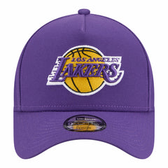 New Era Los Angeles Lakers Youth 9FORTY A-Frame Adjustable Hat Purple