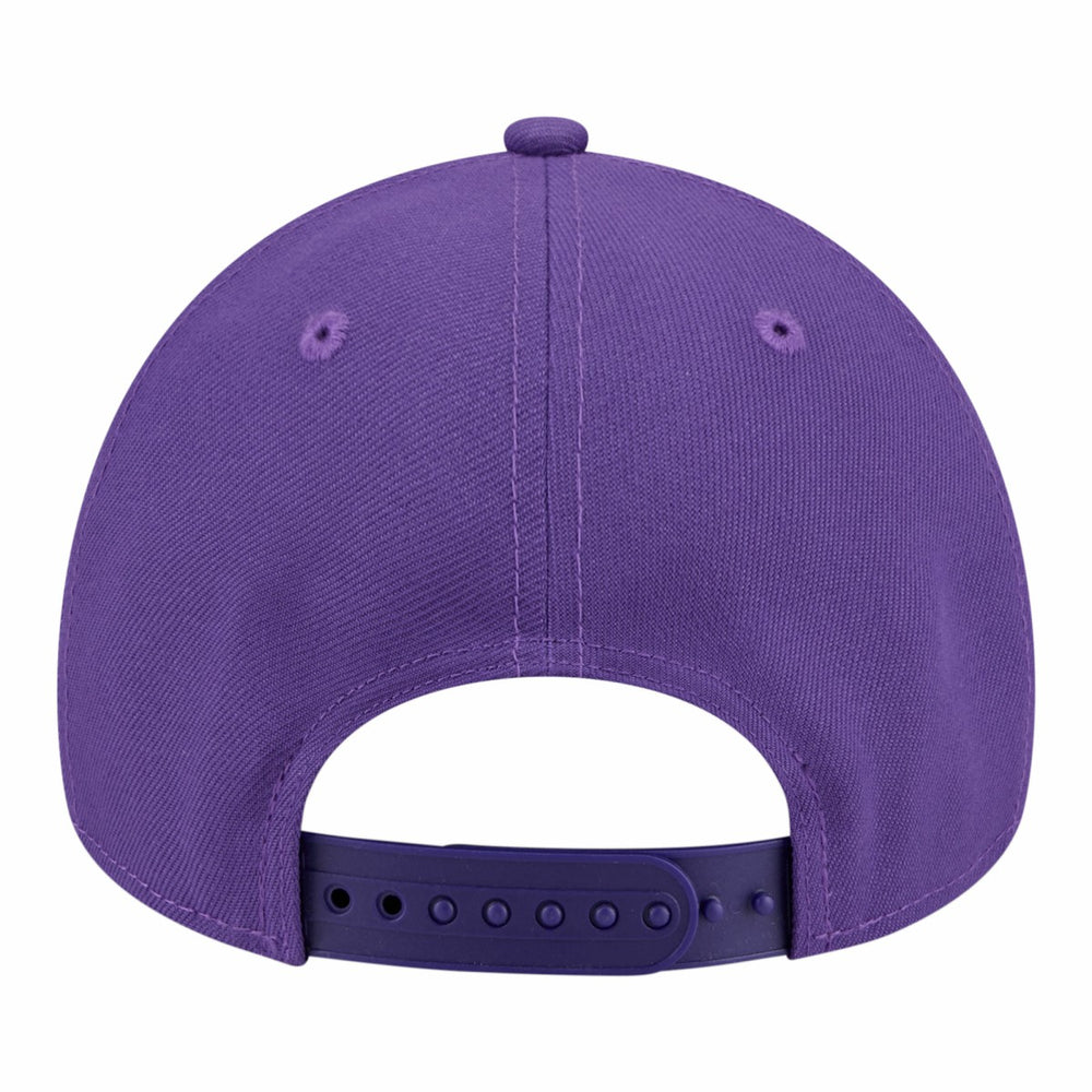 New Era Los Angeles Lakers Youth 9FORTY A-Frame Adjustable Hat Purple