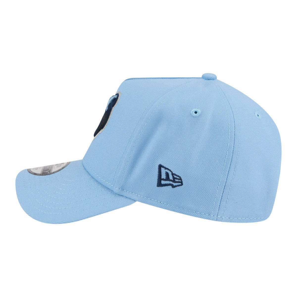 New Era Memphis Grizzlies Youth 9FORTY A-Frame Adjustable Hat Light Blue