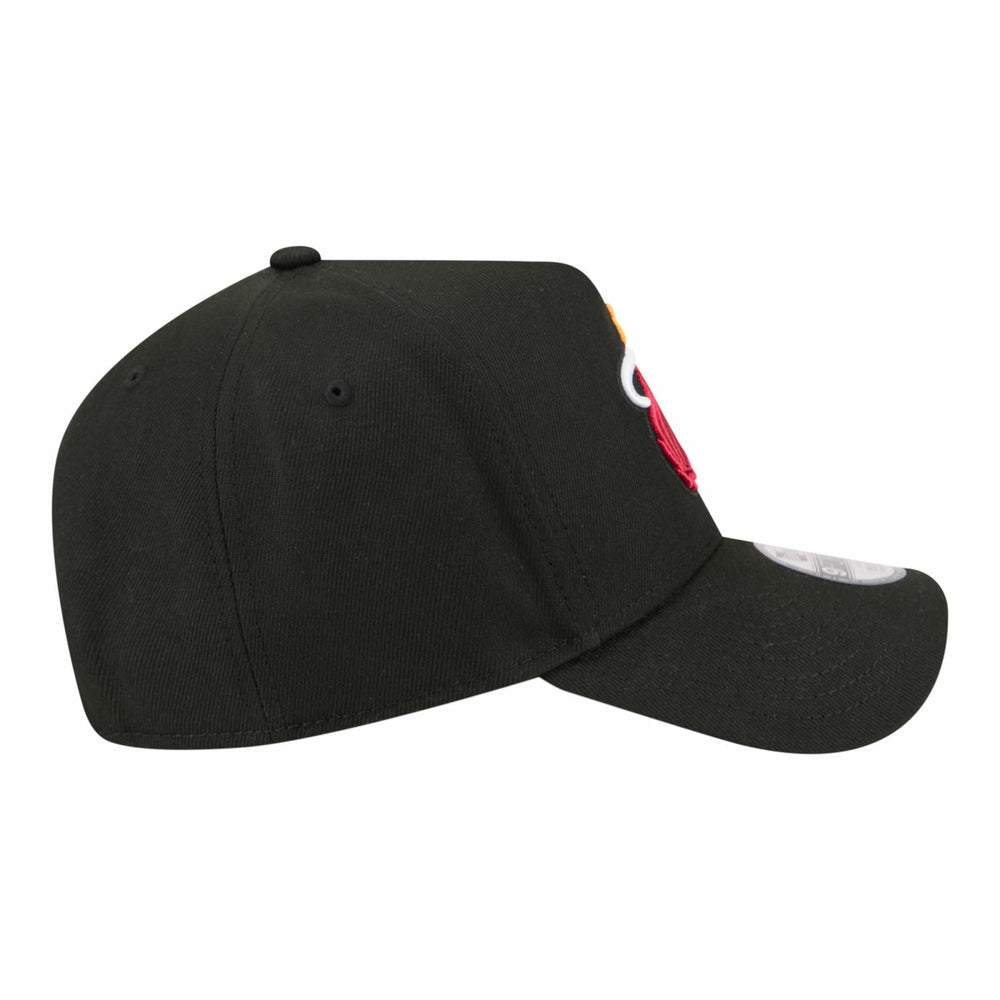 New Era Miami Heat Youth 9FORTY A-Frame Adjustable Hat Black