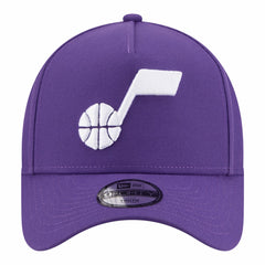 New Era Utah Jazz Youth 9FORTY A-Frame Adjustable Hat Purple