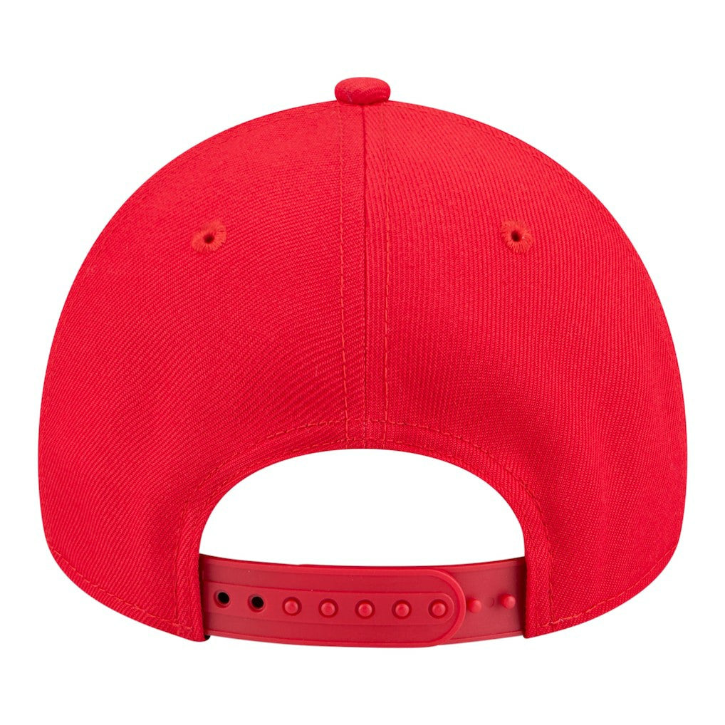 New Era Atlanta Hawks Youth 9FORTY A-Frame Adjustable Hat Red