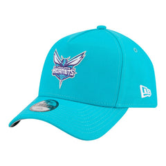 New Era Charlotte Hornets Youth 9FORTY A-Frame Adjustable Hat Teal