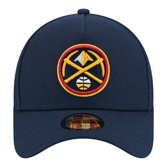 New Era Denver Nuggets Youth 9FORTY A-Frame Adjustable Hat Navy