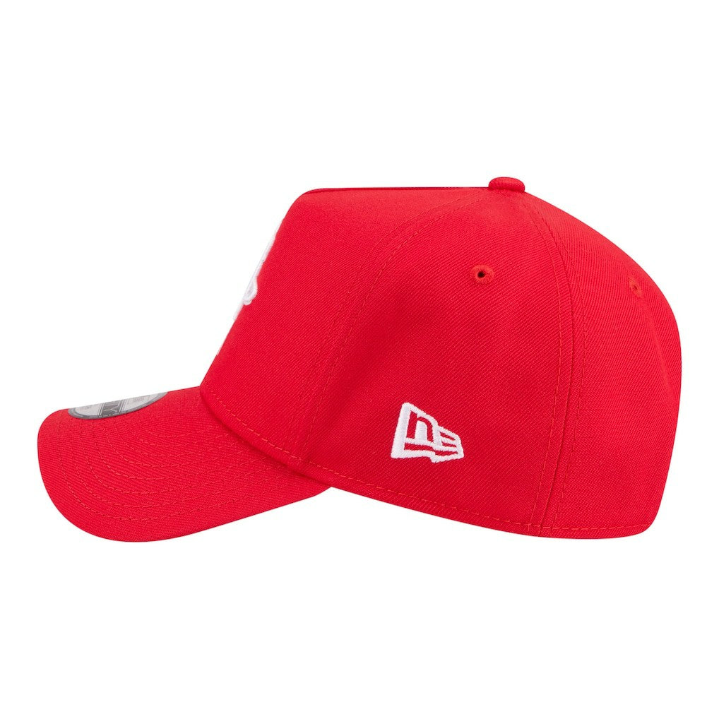 New Era Houston Rockets Youth 9FORTY A-Frame Adjustable Hat Red