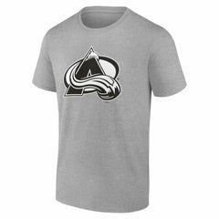 Colorado Avalanche Big & Tall Personalized Name & Number Monochrome T-Shirt - Gray | NHL on sale
