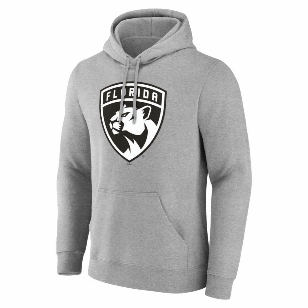 Florida Panthers Big & Tall Personalized Name & Number Monochrome Pullover Hoodie - Gray | NHL near me